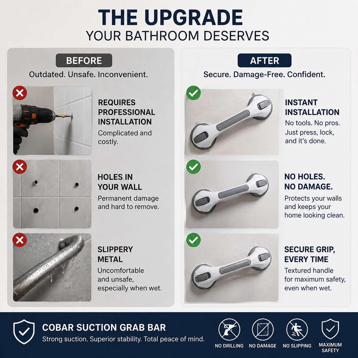 A Steadier Grip in 30 Seconds—No Drilling